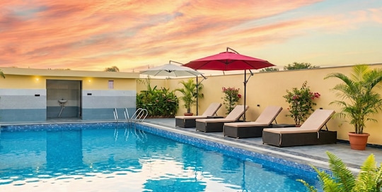 Pool at Sunset